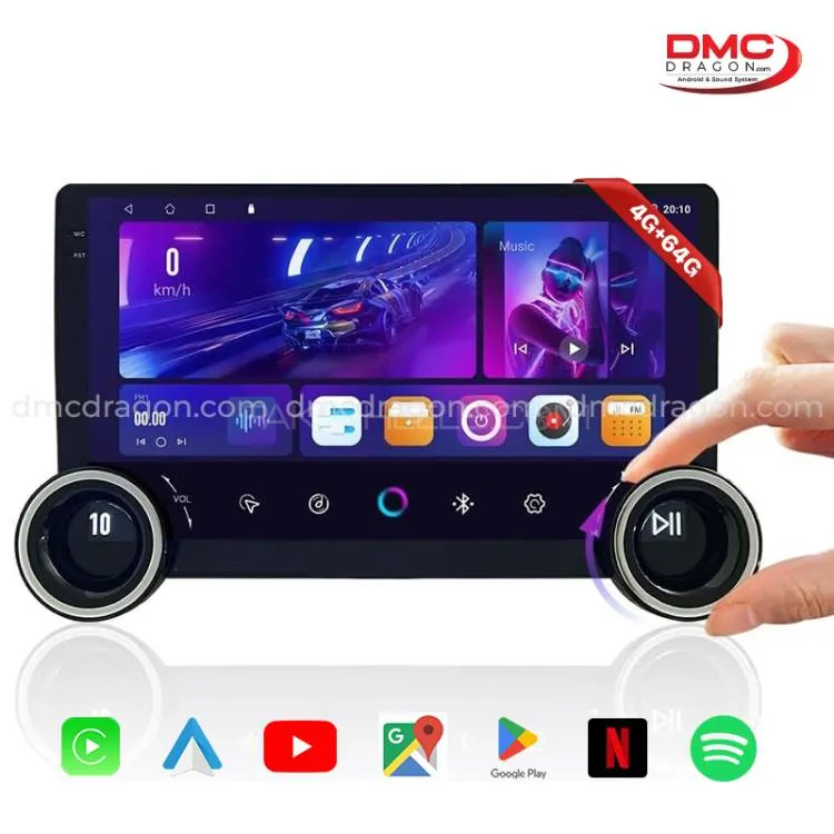 Diamond 2K Dual Knobs Android Car Stereo (Replica) | 11.8-inch Screen | 4GB + 64GB | Apple CarPlay Image-1