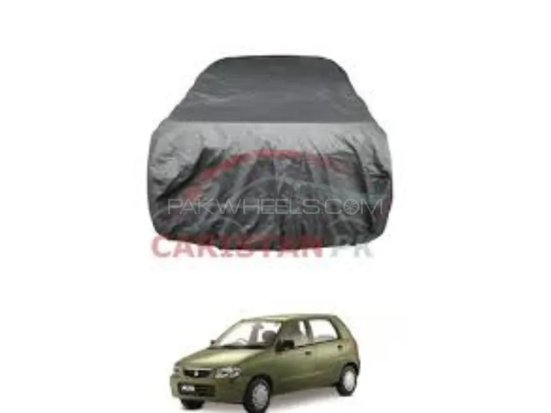 Suzuki Alto 2000 2012 Parachute Top Cover Water Resistant Water Scratches Proof Sun Protection-Black Image-1