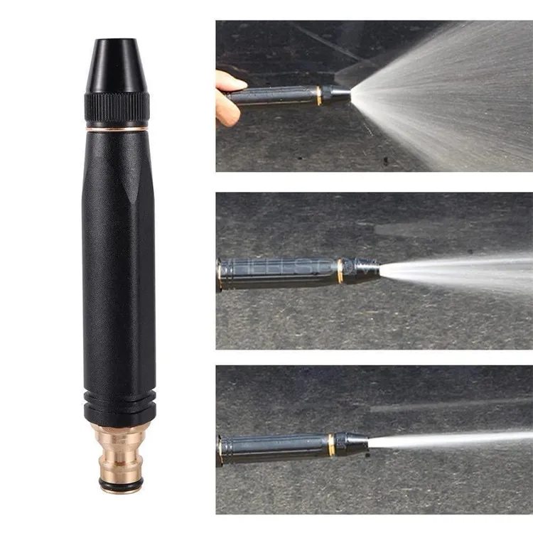 •  Material: Metal •  High-Pressure Water Gun Sprayer •  360 Rotation, Adjustable Nozzle, Leak Proof •  Package Includes: 1 x Spray •  Note: There might be slight differences in color and finishing as a result of varying lighting and monitor effects.  Image-1