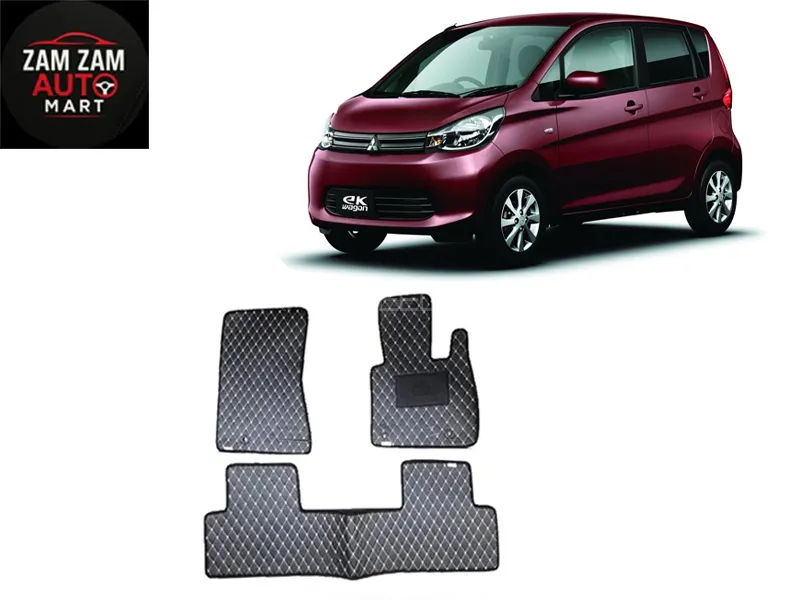 Mitsubishi EK Wagon 7D Floor Mat 2Pcs - Model 2013-2019 Image-1
