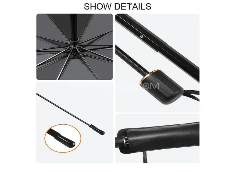 Premium High Quality Wind Shield Umbrella For Your Car Image-1