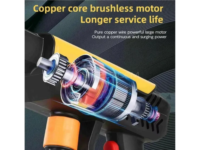 6 in 1 Nozzle - Imported Wireless Pressure Washer Gun - Dual Battery 198V 6 in 1 Nozzle - Imported Wireless Pressure Washer Gun - Dual Battery 198V Image-13