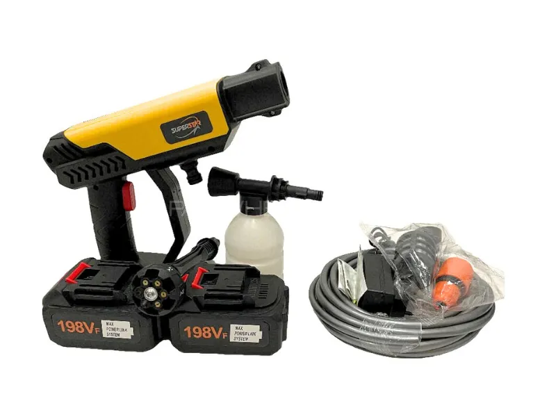 6 in 1 Nozzle - Imported Wireless Pressure Washer Gun - Dual Battery 198V 6 in 1 Nozzle - Imported Wireless Pressure Washer Gun - Dual Battery 198V Image-15