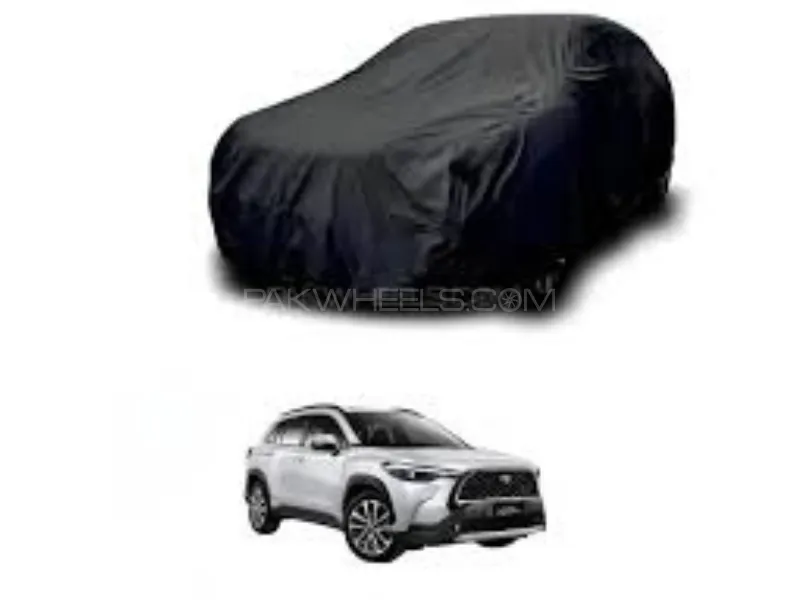 Corolla Cross 2023 2025 Car Top Cover Parachute 100% Water Resistant Repellent Geniune Size-Black Image-1