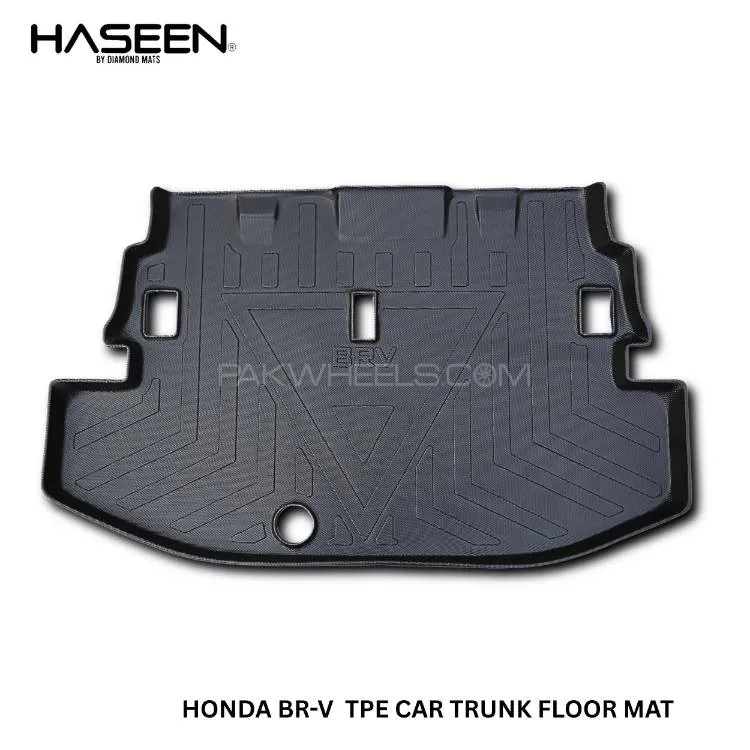  HONDA BR-V 2014-PRESENT TPE PLASTIC CAR TRUNK MAT Image-1