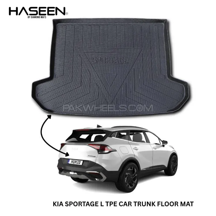 KIA SPORTAGE L 2025 TPE PLASTIC CAR TRUNK MAT Image-1
