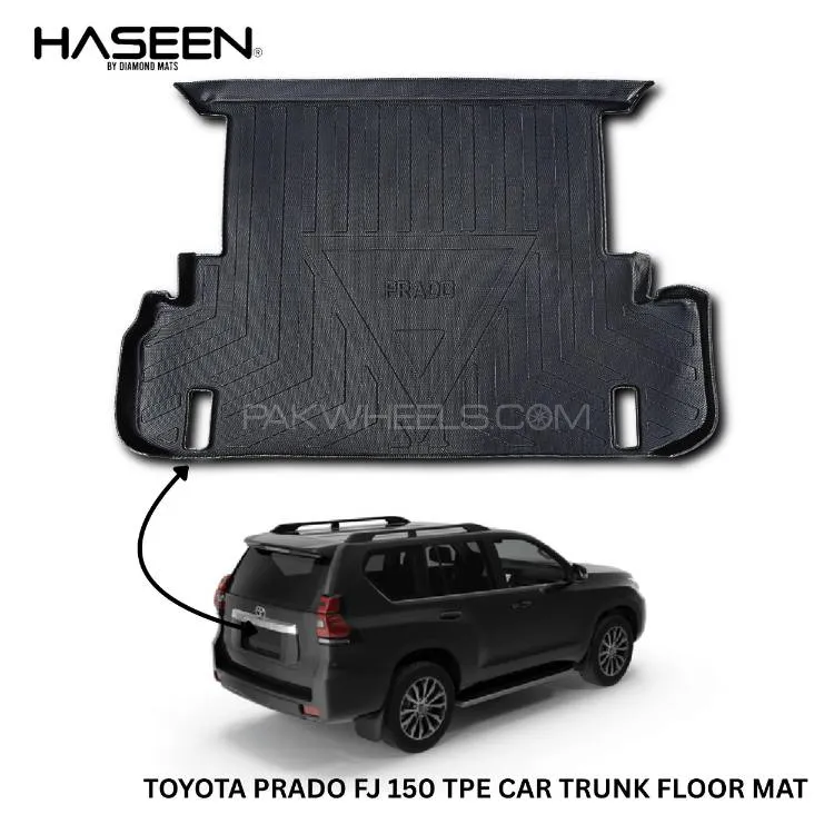 Plastic Tray Trunk Floor Mat – Key Features:  ✅ Custom-Fit Design – Tailored to fit the trunk area p Image-1
