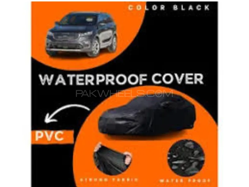 Kia Sorento 2021 2025 CarTop Cover Parachute 100% Quality Water Proof Resistent Geniune Size-Black Image-1