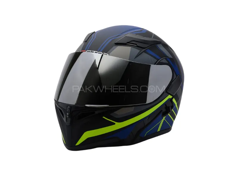 Falcon VT-254 Flip Up Helmet – DOT Certified Motorcycle Helmet Medium Size Image-1