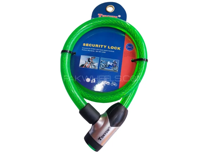 Heavy Duty Security Wire Lock for Bikes & Bicycles – Anti-Theft Steel Cable Lock with Keys Image-1