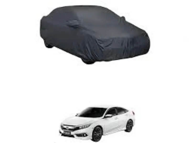 Honda Civic 2016 2022 Car Top Cover Parachute Water Resistent Proof 100% Quality Geniune Size-Black Image-1