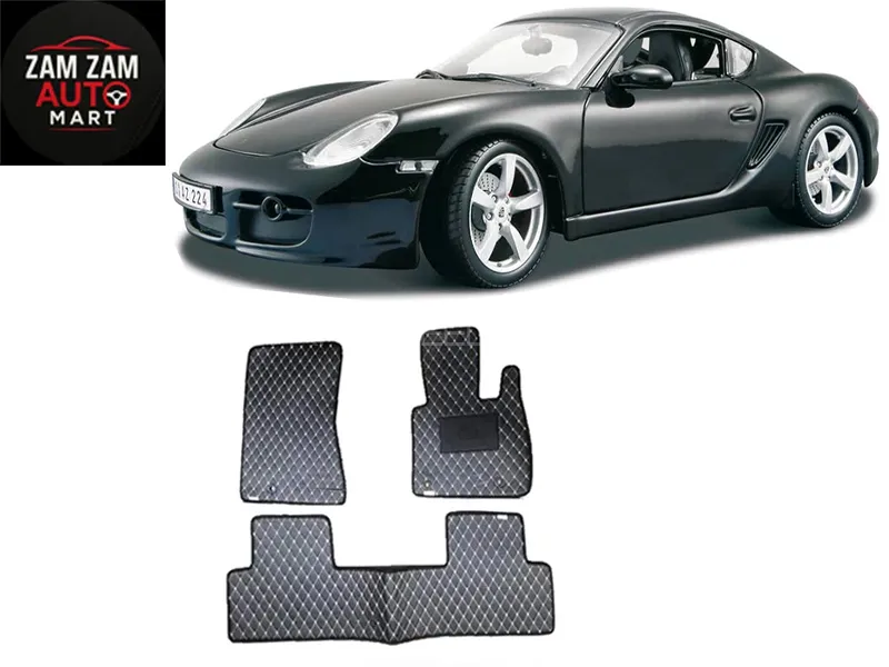 Porsche Cayman 7D Floor 3PCS - Model 2005-2012 Image-1