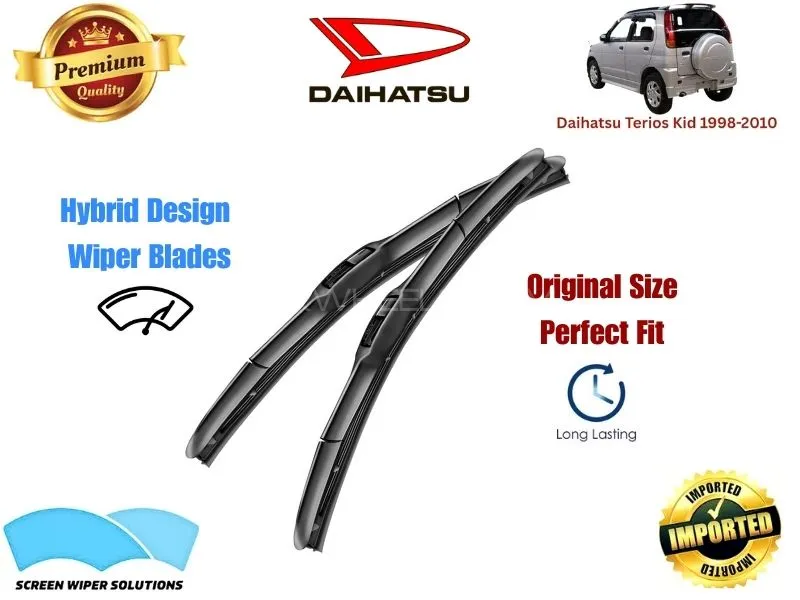  Daihatsu Terios Kid 1998-2010 Aero Design Soft Wiper Blade set - Premium Quality Image-1