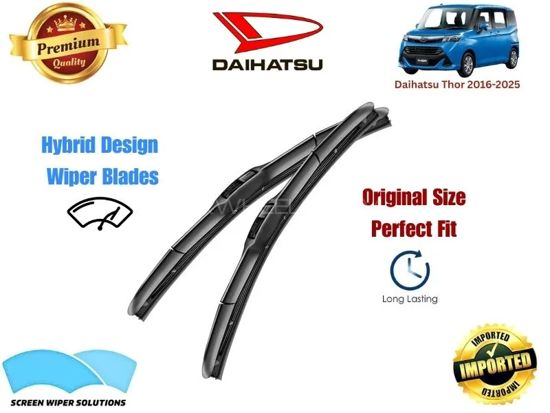  Daihatsu Thor 2016-2025 Aero Design Soft Wiper Blade set - Premium Quality Image-1