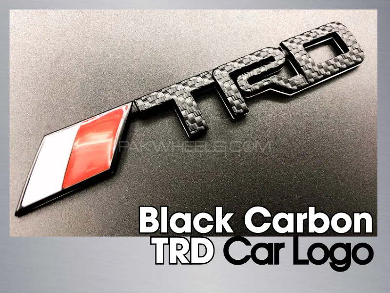3D Metal | Black Carbon | TRD Logo  Image-1