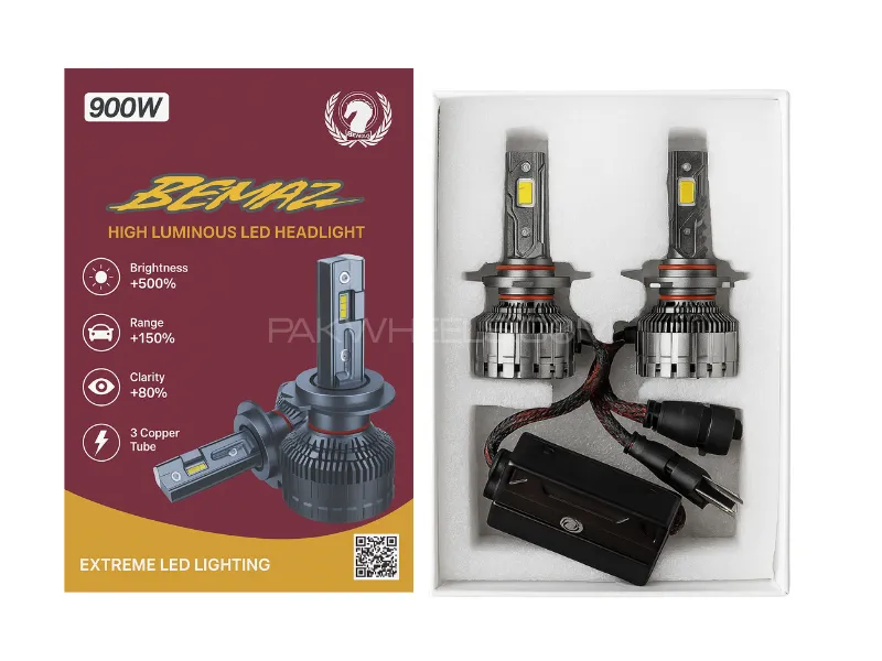 Bemaz 900W High Luminous LED Headlight Bulbs – H11 Fitting | Extreme LED Lighting Image-1