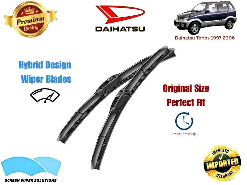 Daihatsu Terios 1997-2006 Aero Design Soft Wiper Blade set - Premium Quality Image-1