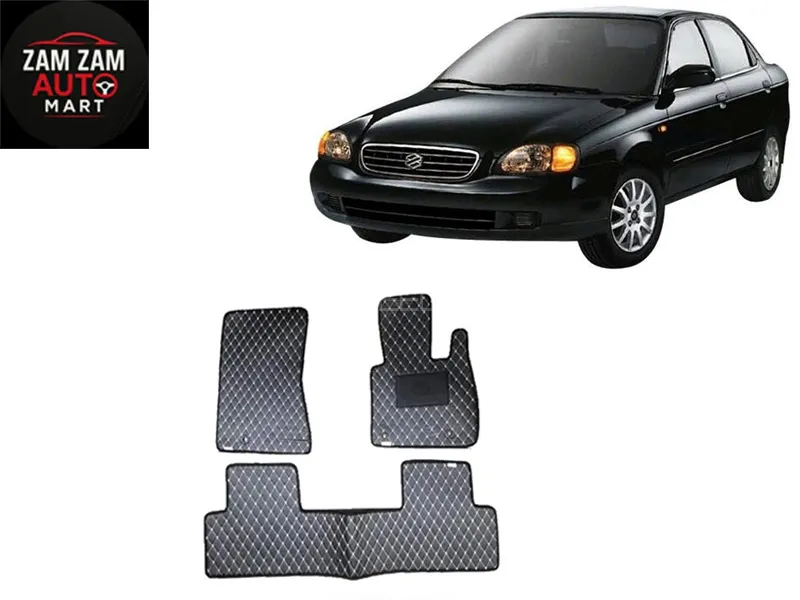 Suzuki Baleno 7D Floor Mat 3 PCS - Model 1998-2005 Image-1