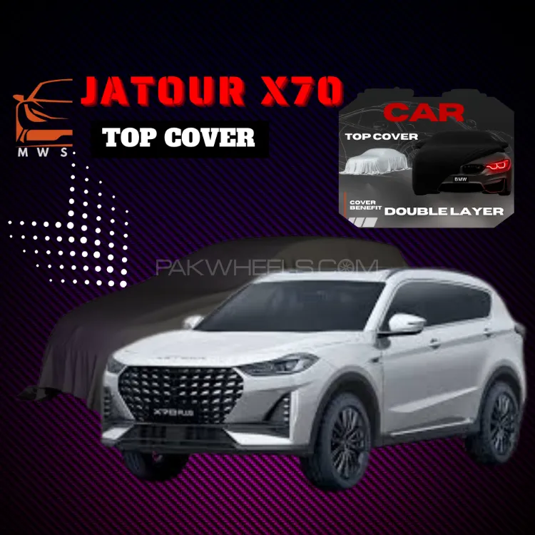 Jetour X70 Plus Top Cover | Grey Double Layer | Waterproof & Heatproof Image-1
