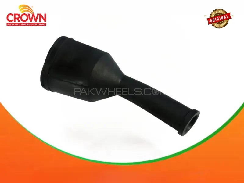 Crown Air Filter Bottle (Hose Pipe) 16mm for 70cc Motorcycles (CD70) Image-1