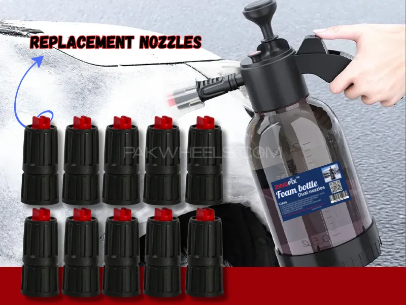 Zingfix Foaming Nozzle for Foam Sprayer Bottle – Pack of 10 Image-1
