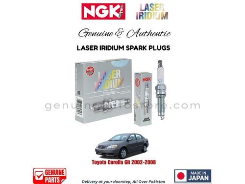 Toyota Corolla GLI 2002-2008 NGK LASER IRIDIUM SPARK PLUG - 4 PIECES Toyota Corolla GLI 2002-2008 NGK LASER IRIDIUM SPARK PLUG - 4 PIECES