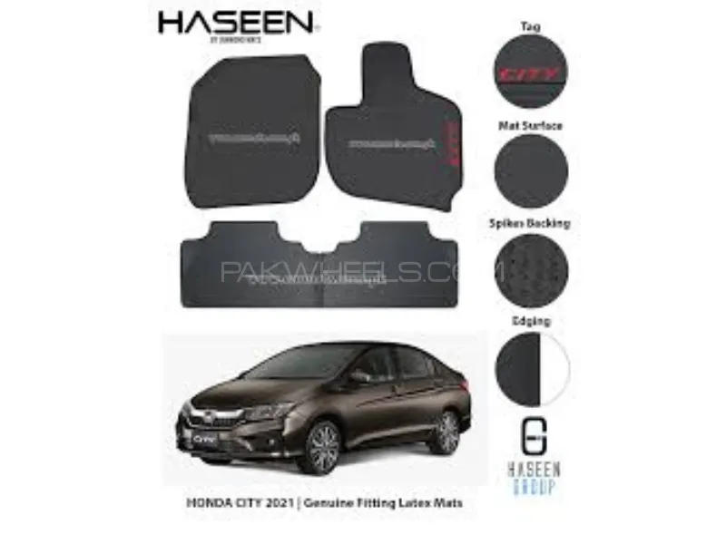 Honda City 2021 2025 Car Floor Letux Matts Geniune Custom Size imported  Image-1