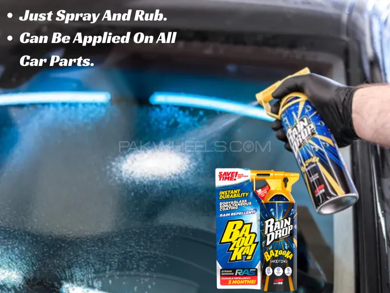 Soft 99 Rain Drop Bazooka Car Rain Repellent Spray Car Body And Glass Water Repellent Coating- JAPAN Soft 99 Rain Drop Bazooka Car Rain Repellent Spray Car Body And Glass Water Repellent Coating- JAPAN Image-6