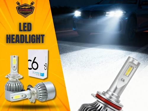C6 LED Headlight Bulb H4 – 36W 3800LM Super Bright Car Light | Long-Lasting  | Automanpk C6 LED Headlight Bulb H4 – 36W 3800LM Super Bright Car Light | Long-Lasting  | Automanpk