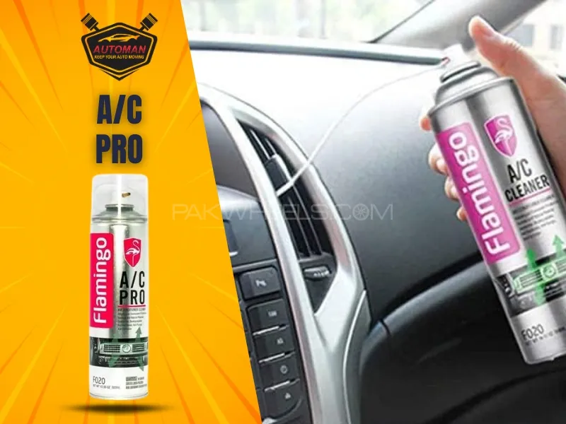 Flamingo AC Pro Car Vent Cleaner – Fast & Effective Spray for Dust, Mold & Bad Odor Removal Image-1