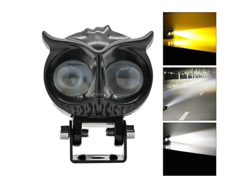 Motorcycle Dual Color LED Fog Light – Owl Design Headlight Motorcycle Dual Color LED Fog Light – Owl Design Headlight