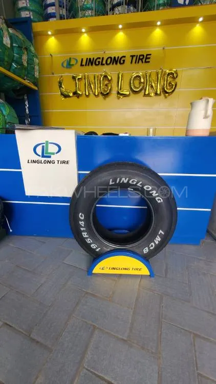 LINGLONG TIRE 195R14C-8PR LMC8 WHITE LETTERS Image-1