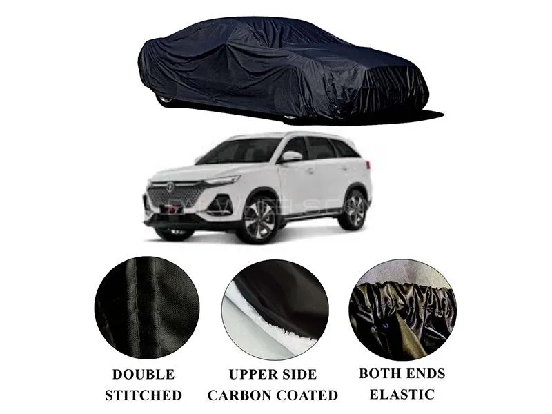 Changan Oshan X7 Grey Double Layer Car Cover – Waterproof & Heatproof Protection Image-1