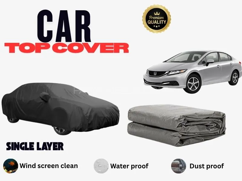 Honda Civic 2016–2021 (10th Generation X, All Variants) | Parachute Car Top Cover | Waterproof & Dus Image-1