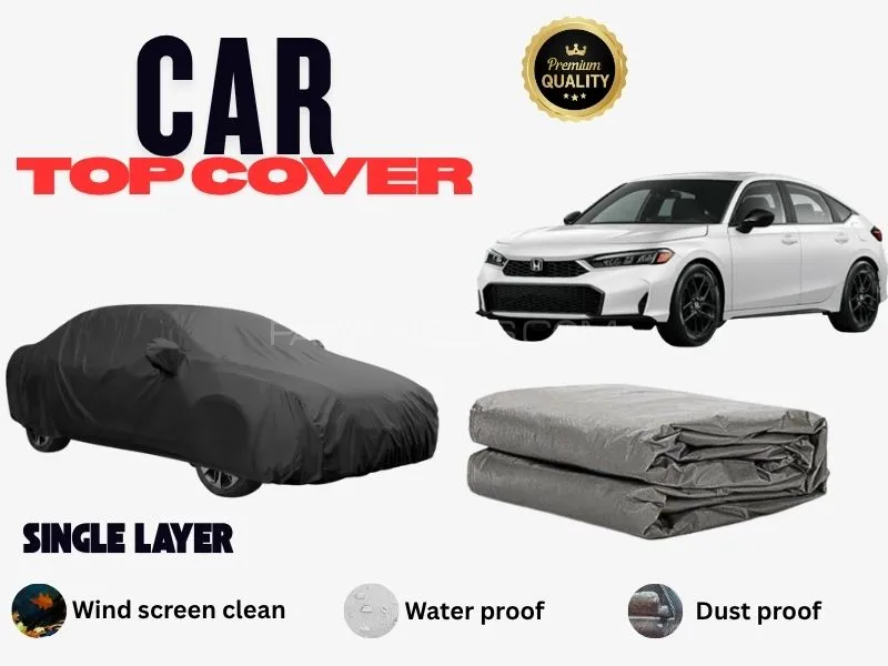 Honda Civic 2021–2025 (11th Generation, All Variants) | Parachute Car Top Cover | Waterproof & Du Image-1
