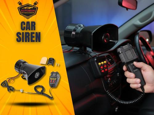 Automotive Electronic Siren (With Amplifier + Speaker + Pa System) 100W 12V (China)| Automanpk Automotive Electronic Siren (With Amplifier + Speaker + Pa System) 100W 12V (China)| Automanpk