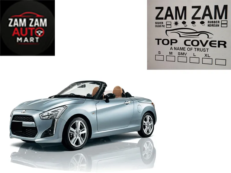 Daihatsu Copen Model 2014-2018 Microfiber Car Top Cover Image-1