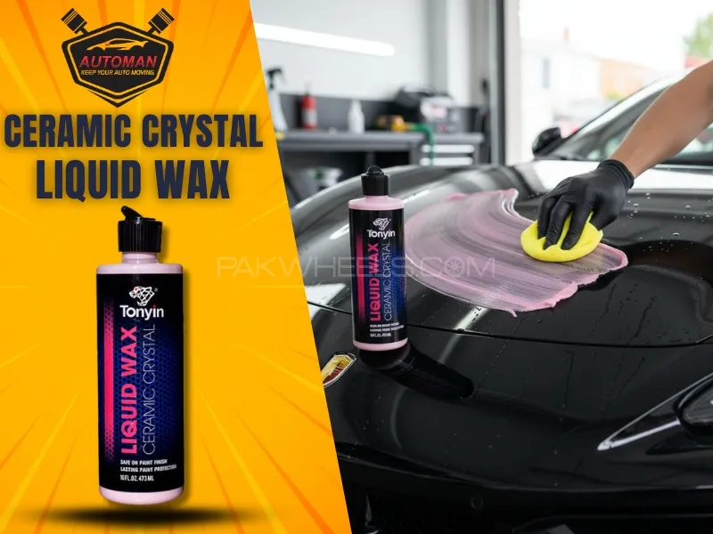 Tonyin Ceramic Crystal Liquid Wax 473ml – High Gloss Protection for All Paint Surfaces Image-1
