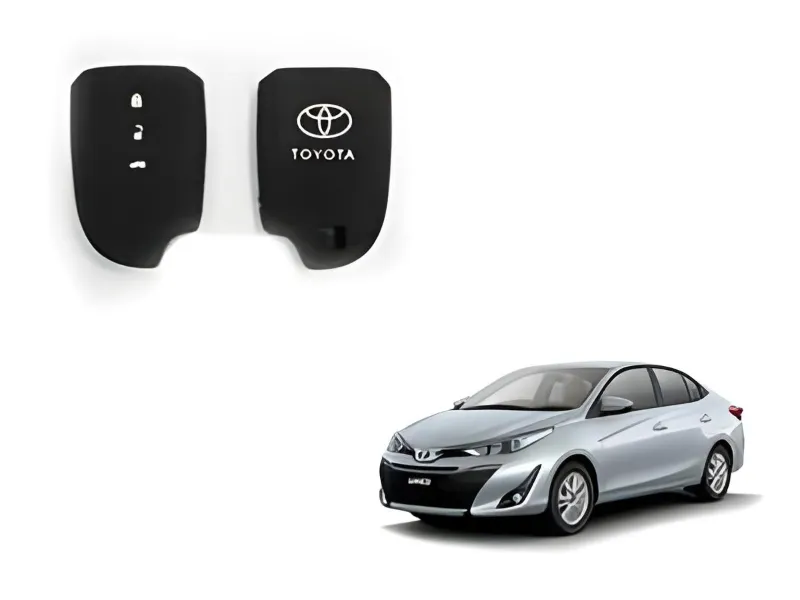 Toyota Yaris 1.5 Silicon Key Cover - Toyota Yaris  Key Cover in Rubber. Rubber Protection Cover. Toyota Yaris 1.5 Silicon Key Cover - Toyota Yaris  Key Cover in Rubber. Rubber Protection Cover. Image-1