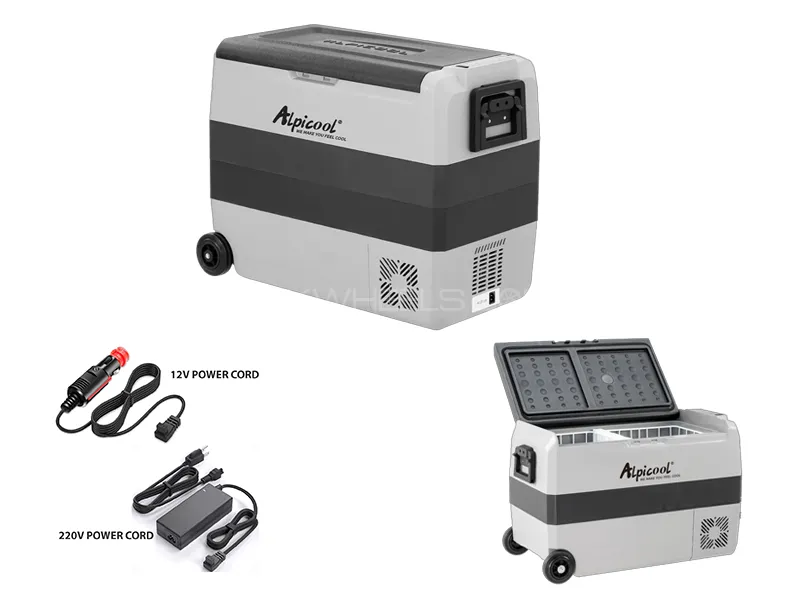Alpicool T60 60L Car Refrigerator AC 12V DC 24V Car & Home Use  Alpicool T60 60L Car Refrigerator AC 12V DC 24V Car & Home Use Image-1