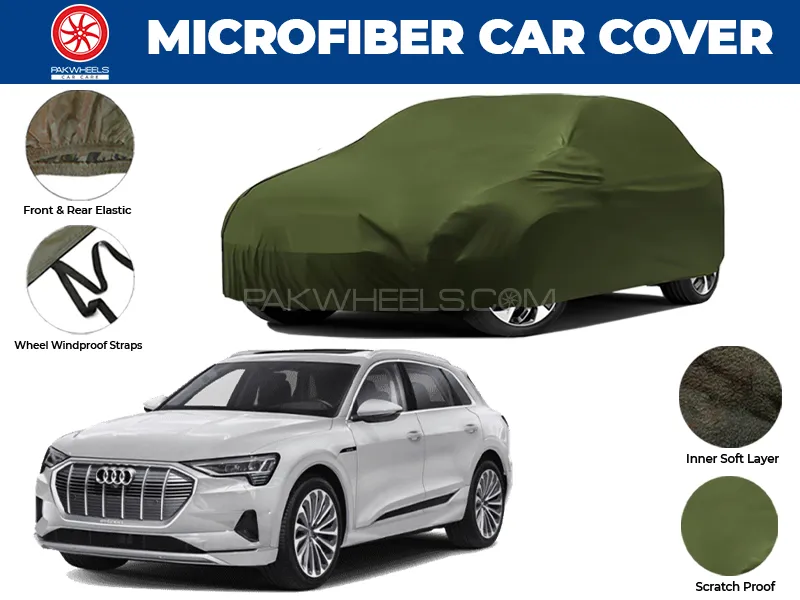 Audi E-Tron GT 2021–2025 | Water Repellent and Anti Scratch Microfiber Car Top Cover Image-1