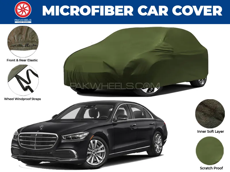 Mercedes S Class 2025 | Water Repellent and Anti Scratch Microfiber Car Top Cover Image-1