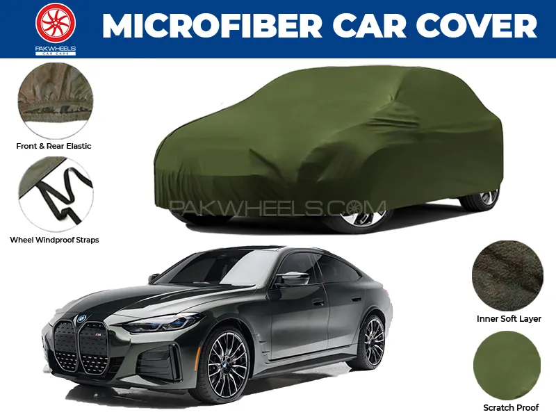BMW i4  2022-2025 | Water Repellent and Anti Scratch Microfiber Car Top Cover Image-1
