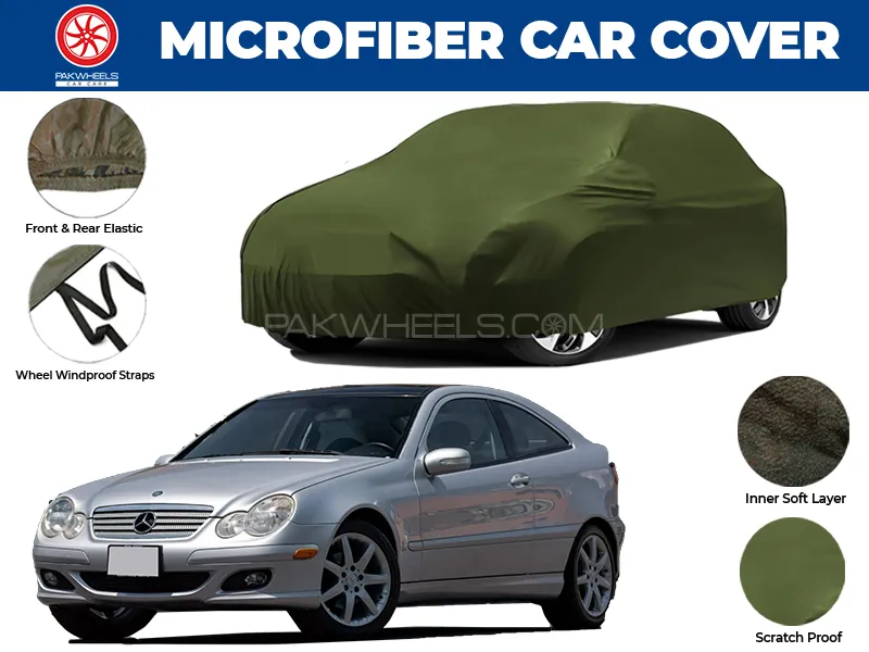 Mercedes C230 1997-2007 | Water Repellent and Anti Scratch Microfiber Car Top Cover Image-1