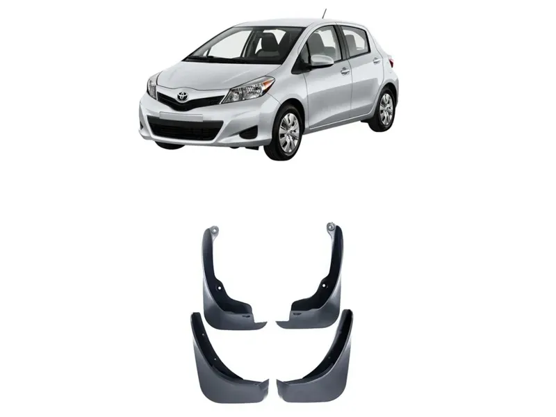 Toyota Vitz 2014-2020 Mud Flap Splash Guard 4pcs Image-1