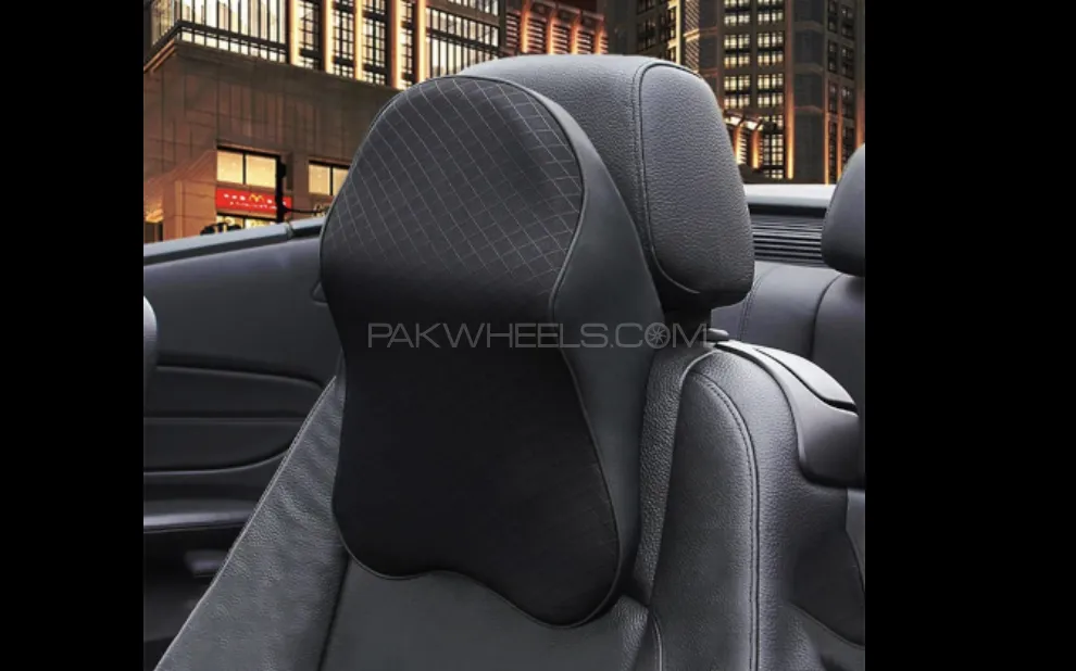 Ergonomic Car Seat Lumbar Support Cushion – Memory Foam Back Support for Car, Office & Home Use Image-1