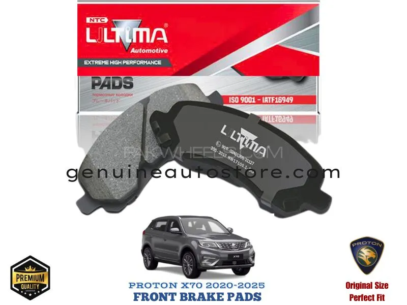PROTON X70 2020-2025 FRONT BRAKE PADS ULTIMA  Image-1