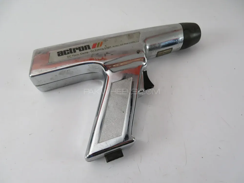 Actron L-204 Vintage Chrome Inductive DC Power Clamp On Timing Light Image-1