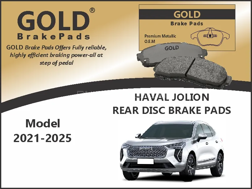 Haval Jolion Rear Premium Disc Brake Pads  Image-1