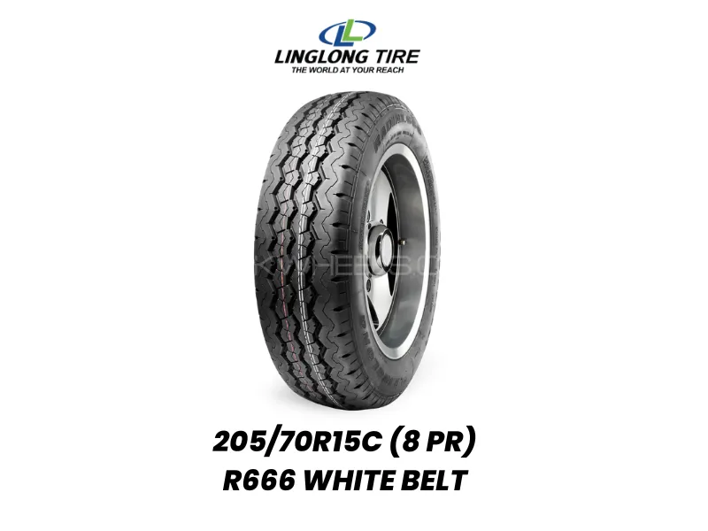 205/70R15C (8 PR) WHITE BELT R666 LINGLONG Image-1